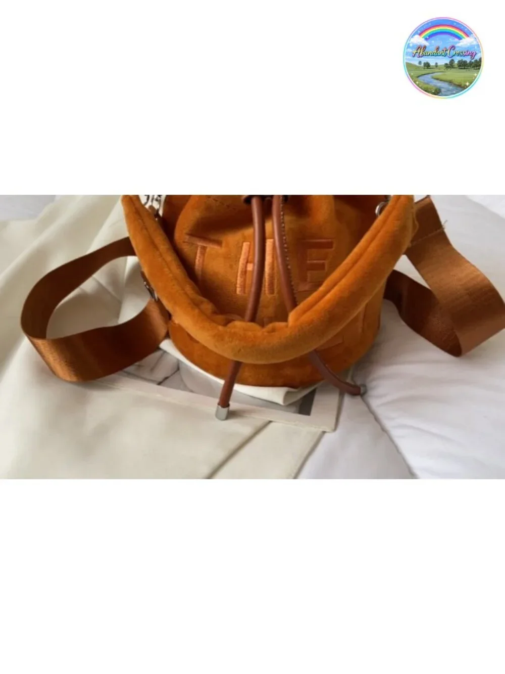 Mini Velvet Bucket Bag Crossbody Drawstring Hobo Purse for Women